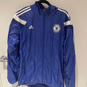 Adidas Chelsea FC Blue Windbreaker Jacket
